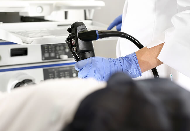 大腸カメラ検査の様子